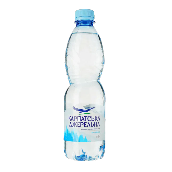 Карпатська джерельна негазована — 0,5 л
